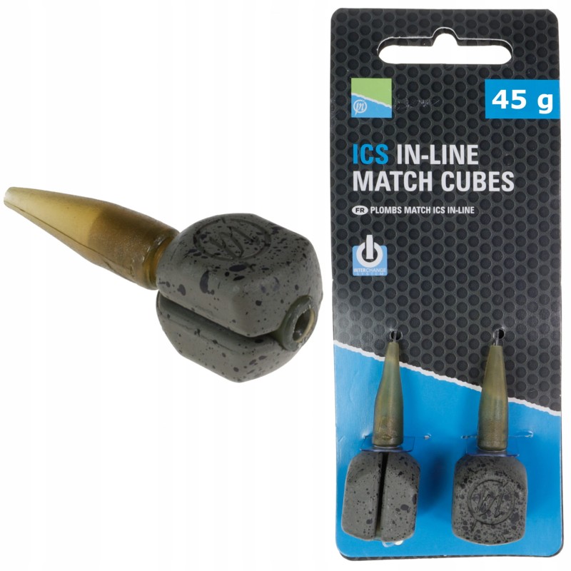 Preston ICS IN-LINE Match Cube 45 g ciężarki do bombki